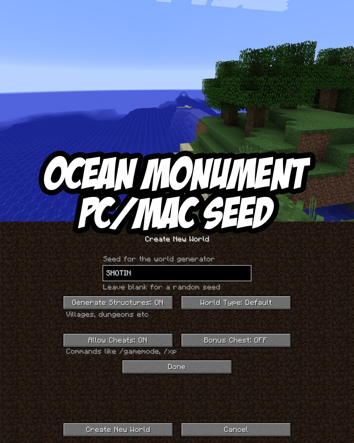 seeds for minecraft mac 7.10